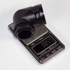 YDT-SM-W-M32/AD34.5 - фитинговый угловой кабельный ввод для гофротрубки 34.5мм (М32х1.5мм, PA66_нейлон, -20~+100°C, IP68) - производство Zhejiang