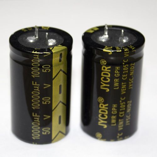 10'000мкФ*50В -электролитический конденсатор (10000uF/50V, ±20%, LWR GPH, -40+105°C, 30*50мм) -прои