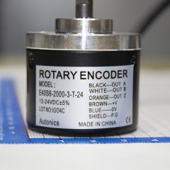 E40S6-2000-3-T-24 - инкрементальный энкодер с комплементарным выходом (12-24В, A.B.Z., 2000имп, 6мм)