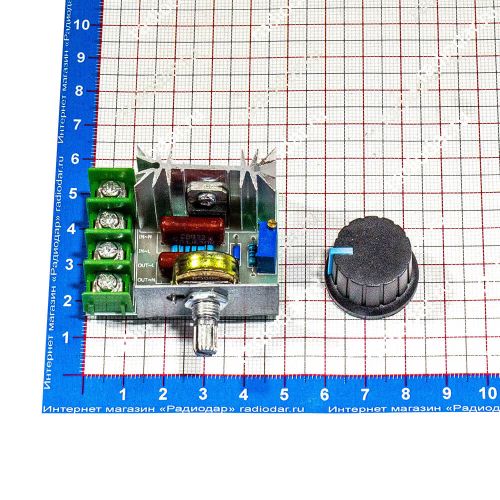 Модуль диммера - симисторный регулятор мощности (220В, 2000Вт) - модель 1