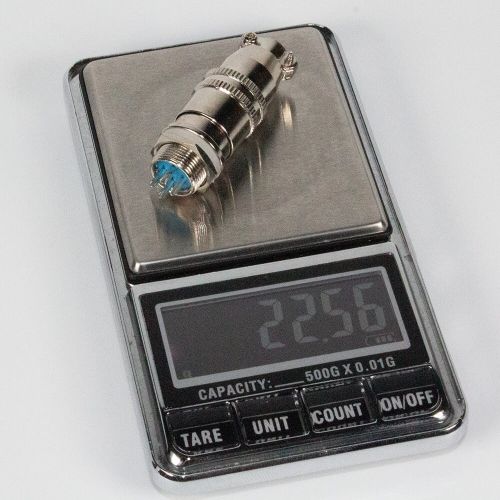 Комплект: XS12-(4)TF+ XS12-(4)ZK - быстросъёмные разъемы 12мм: вилка "папа" на кабель и розетка "мама" на панель (4 конт., 250В, 3А) - производство CiXu