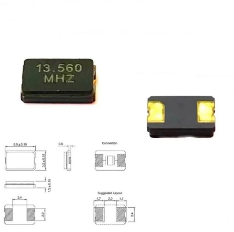 ソーナンス　smd X50321356MSB2GI - пасивный кварцевый резонатор в SMD корпусе 5032
