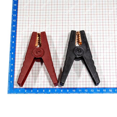 Пластиковый зажим типа "Крокодил" (12В/100А, 1200Вт, ABS, 96мм)