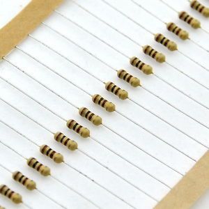 100 Ом - 0.125 Вт - 5% - резисторы выводные металлопленочные MF