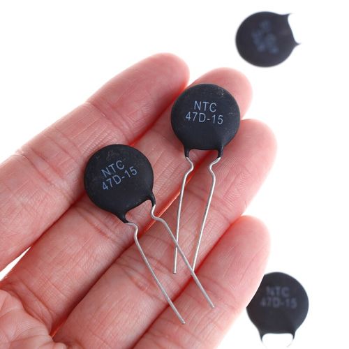 NTC47D-15 - термистор (3А, 47Ом, 15мм, 47D-15)