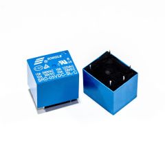 SRD-05VDC-SL-C - реле электромагнитное (DC 5В, 1хC {SPDT} 10A/250В AC, PCB_DIP-5) - производство SONGLE