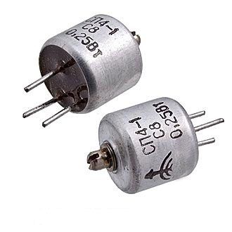 СП4-1 220 Ом переменный резистор (0.25 Вт, отечественный)