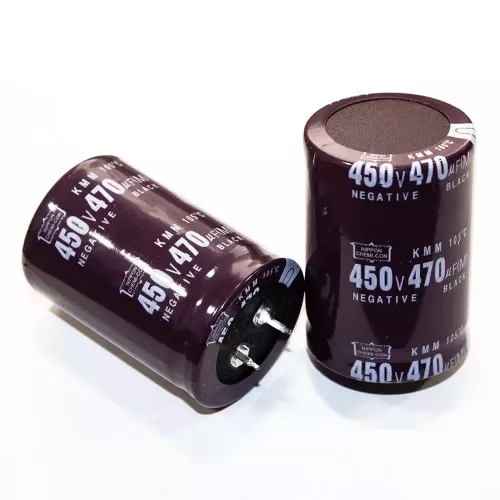 470 мкФ х 450 В конденсатор электролитический (35х50 мм, 105°C, KMM, 470UF*450V) - ДЕМОНТАЖ!!!