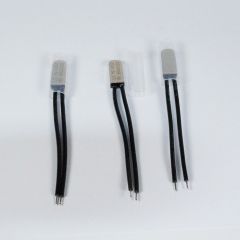 KSD9700-55-NO - биметаллический термостат с гибкими выводами (55°C, 250V, 5А, NO) - производство Китай