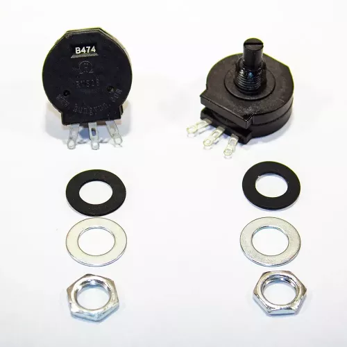 RVS28P-B474-K20 - переменный резистор (474к, 2Вт, 3 выв., RVS28) - производство Hungyun