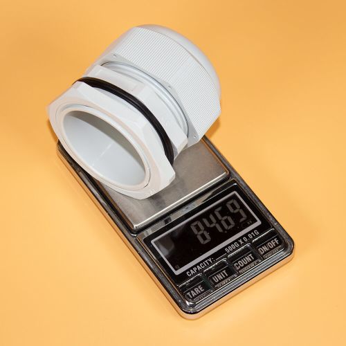 PG42-3238 - кабельный гермоввод 54мм, серый нейлон (кабель Ø32÷38мм, PA66, -40°С~+100°C, IP68) - производство Zhejiang