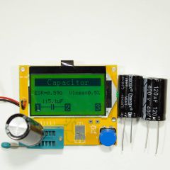 120мкФ*400В -электролитический конденсатор (120uF/400V, ±20%, VEHT, -40+105°C, 18*30мм) - CHONGX