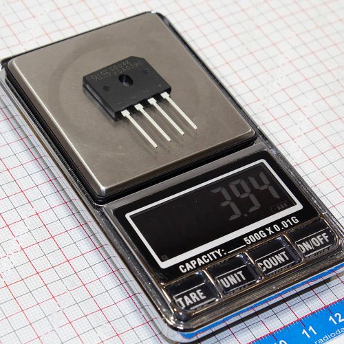 GBU408 - диодный мост (800В, 4А, GBU4K) - производство Sheier