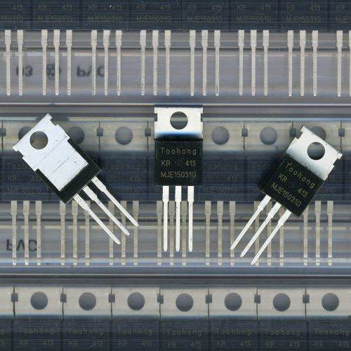MJE15031G - биполярный PNP транзистор (150В, 8А, 30МГц, 50Вт, TO-220) - оригинал Toohong