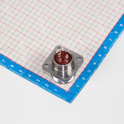 P20J2A вилочное гнездо на панель (2*2.5мм)