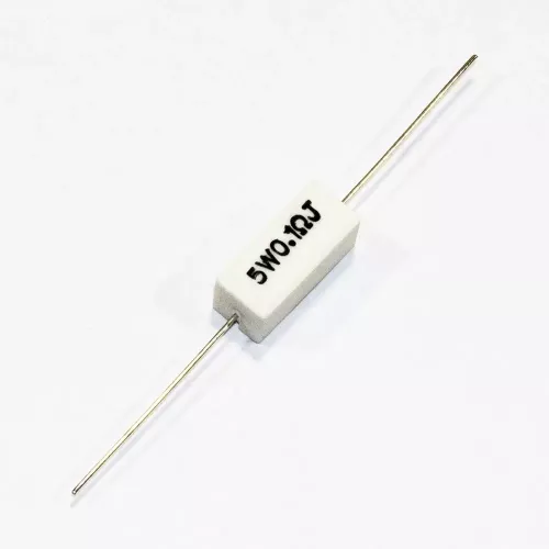 SQP-5W-0.1Ом - проволочный резистор (5%, цементный)