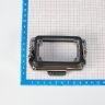H10B-AG-LB - корпус низкий для разъема HE-010-M/F на панель, с фиксатором (IP65, 93х43.5х28.5мм) - производство HAOGNCN