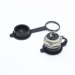 GX16-CAP - пылезащитная заглушка с подвесом ПВХ для разъемов типа GX16 16мм - производство CZPCon