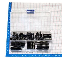 Набор панелей для микросхем в корпусе DIP (8 вариантов, всего 66 штук)