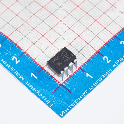 MC34063AP1G - преобразователь импульсный DC/DC понижающий-повышающий-инвертирующий (DC 3.0В÷40В, выход 1.25В÷40В/1.5А, PDIP-8) - оригинал ON