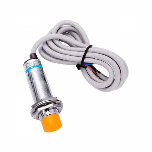 LJ12A3-4-Z/BY – индуктивный датчик приближения металла (6-36В, 300мА, M12, 4мм, PNP, NO)