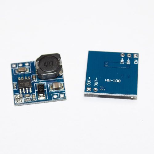 HW-108 -модуль понижающего преобразователя с регулировкой (5-24В, 1-15В, 2А)