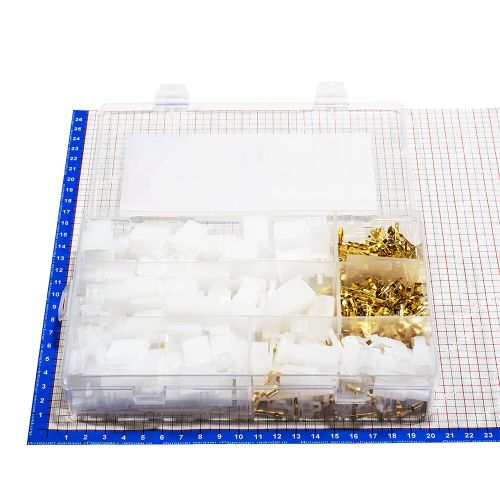 Набор клеммных колодок 2.8 мм. (380 штук, пластиковый бокс)