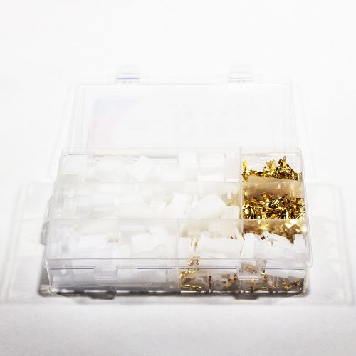 Набор клеммных колодок 2.8 мм. (380 штук, пластиковый бокс)