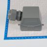H10B-TSH-2B-PG21 - корпус металлический для разъема HE-010-M/F на кабель, высокий, с боковым вводом PG21 (IP65, кабель Ø13÷18мм, 100х43.5х74мм) - производство HAOGNCN