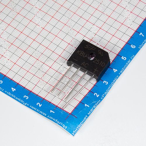 KBU2510 - диодный мост (1000В, 25А, KBU) - производство SEPWeiwang