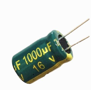 1000 мкФ х 16 В конденсатор электролитический (8х12 мм, 1000UF*16V)