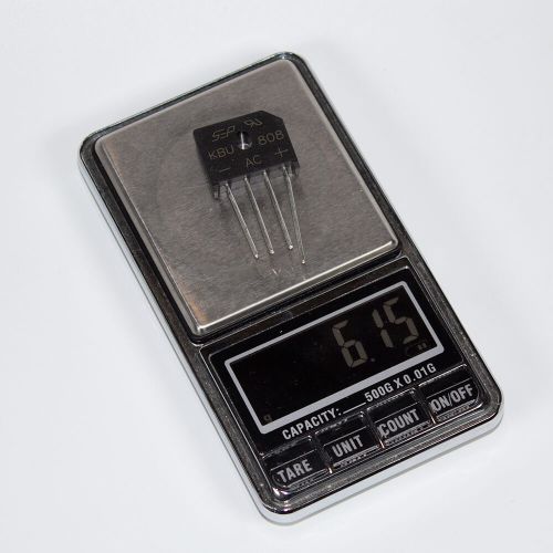 KBU808 - диодный мост (800В, 8А, KBU) - производство SEPWeiwang