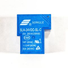 SLA-24VDC-SL-C - электромагнитное реле (DC 24В, 1хC {SPDT} 30A/250В AC, PCB_2COM_DIP-6) - производство SONGLE