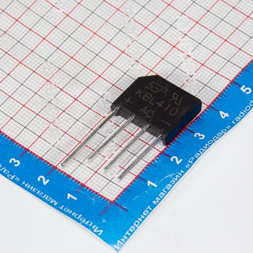 KBL410 - диодный мост (1000В, 4А, KBL) - производство SEPWeiwang