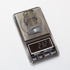 P20AQ - прямой кожух-патрубок для разъемов стандарта P20J*A и P20K*A ("рубашка" под кабель)