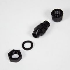 M10-0306 - прямой кабельный ввод типа М_8х10мм (кабель Ø3÷6мм, PA66_черный нейлон, -40~+100°C, IP66) - производство Zhejiang