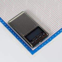 DS-16 - ювелирные цифровые весы (500гр., ±0.01гр., LCD 42х18мм, 2*ААА в комплекте + чехол, 116х64х17мм)