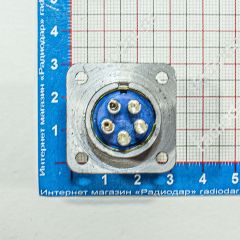 P20J10A вилочное гнездо на панель (5*1.5мм) - аналог вилки ШР20П5ЭШ7