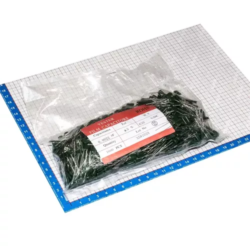 2200пФ*630В -пленочные PET конденсаторы (2.2нФ, 630В, ±5%, 2J222J) -аналог К73-9