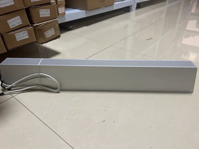 RXLG5000W100RJ - тормозной резистор в алюминиевом корпусе (100 Ом, 5000 Вт, 2-провода Ø4.0*L=500мм, 700х50х107мм)