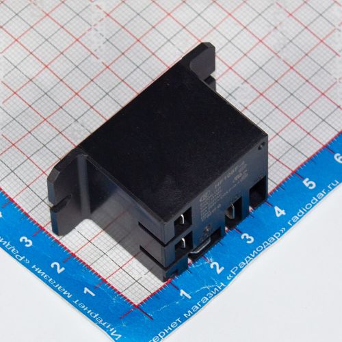 HF105F-4/012DK-1HT - реле миниатюрное High Power (DC 12В, 1хA {SPST-NO} 30A/240В AC_AgSnO₂, флюсозащитное, Class B, фланцы крепления, 50х27.2х27.8мм, Coil_2*4.8х0.5мм + 2*6.3х0.8мм, QC-4) - производство HONGFA