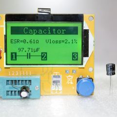 100 мкФ*16 В - электролитический конденсатор (100uF/16V, ±20%, 105°C, 6.3*7мм) - оригинал Chong