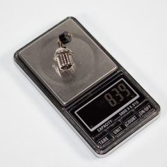 GX12-2PCB - разъём розетка на панель с штыревыми контактами и выводами 90° на плату (2 пин, 220В, 5А) - производство CiXu