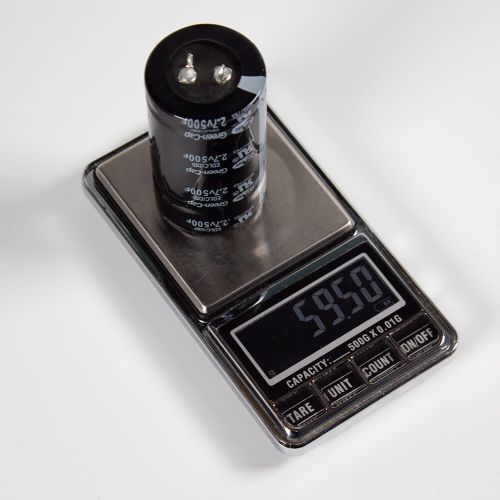 MH47765 - ионистор (суперконденсатор) (500F/2.7V, 20%, SAMWHA Green-Cap_EDLC(DB), Snap-In, Ø35хL60мм) - производство Китай