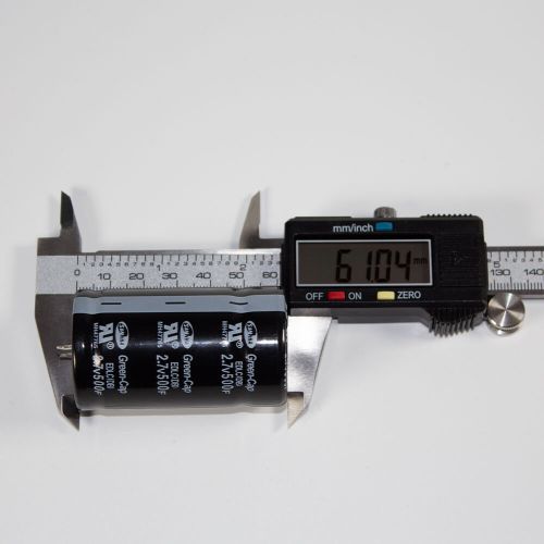 MH47765 - ионистор (суперконденсатор) (500F/2.7V, 20%, SAMWHA Green-Cap_EDLC(DB), Snap-In, Ø35хL60мм) - производство Китай