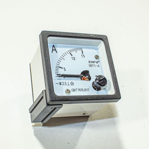 99T1-15A -стрелочный амперметр переменного тока (0-15А, 2.5, 48*48*57мм) -производство ZHFU