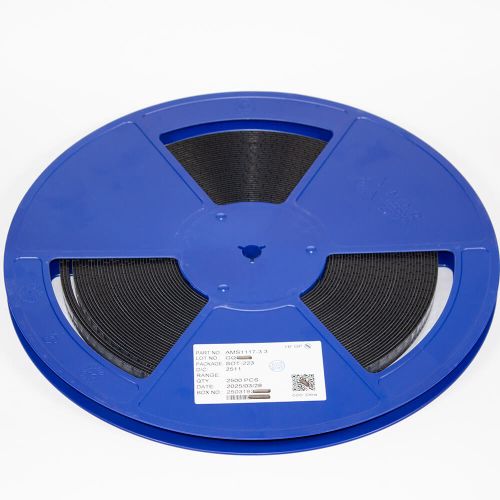 AMS1117-3.3 - линейный регулятор с малым падением напряжения (3.3В, 0.8А, SOT-223) - оригинал AMS