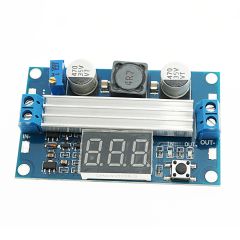 LTC1871 - преобразователь постоянного напряжения с вольтметром (Uвх=3-35В, Uвых=3-35В, 6А). Модель №11