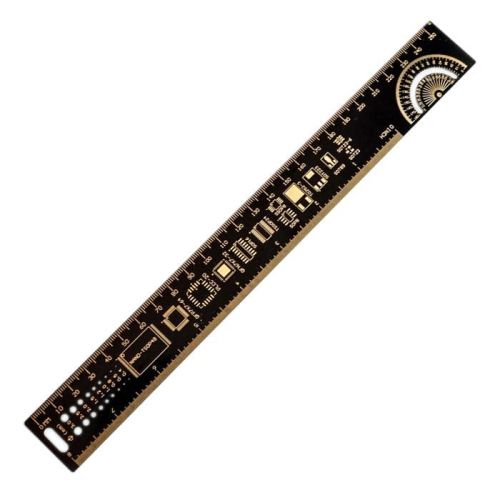 PCB Ruler - линейка радиолюбителя электронщика (25 см)