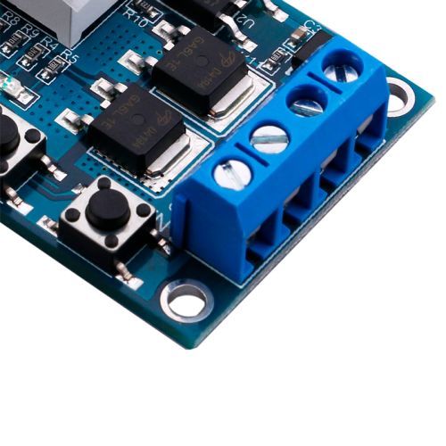 XY-J04 - таймер-триггер включения питания на полевых транзисторах (5-36В, 15А, 400Вт)